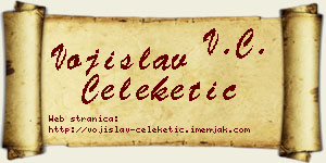 Vojislav Čeleketić vizit kartica